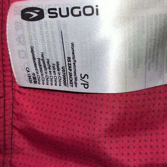 SUGOI Cranberry Red and Black RS Zap Jacket-S - Picture 8 of 11